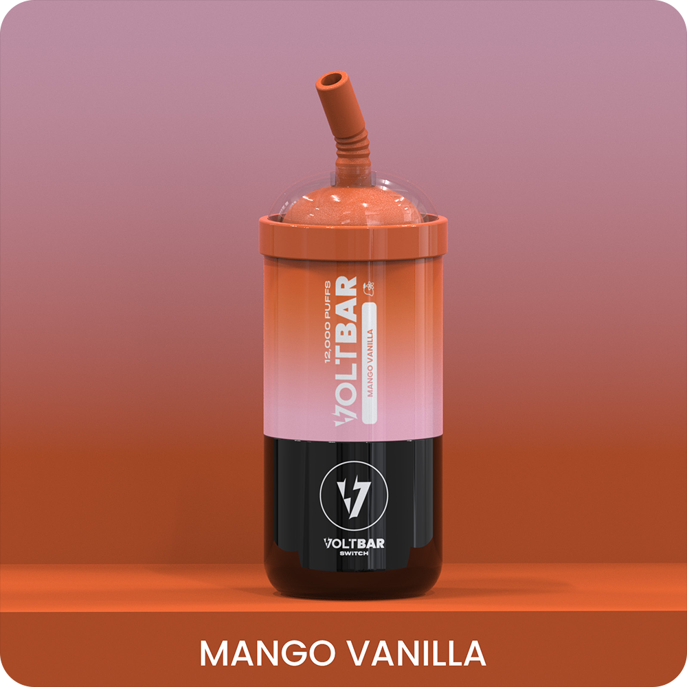 VOLTBAR SWITCH 12,000 PUFFS FULL KIT MANGO VANILA