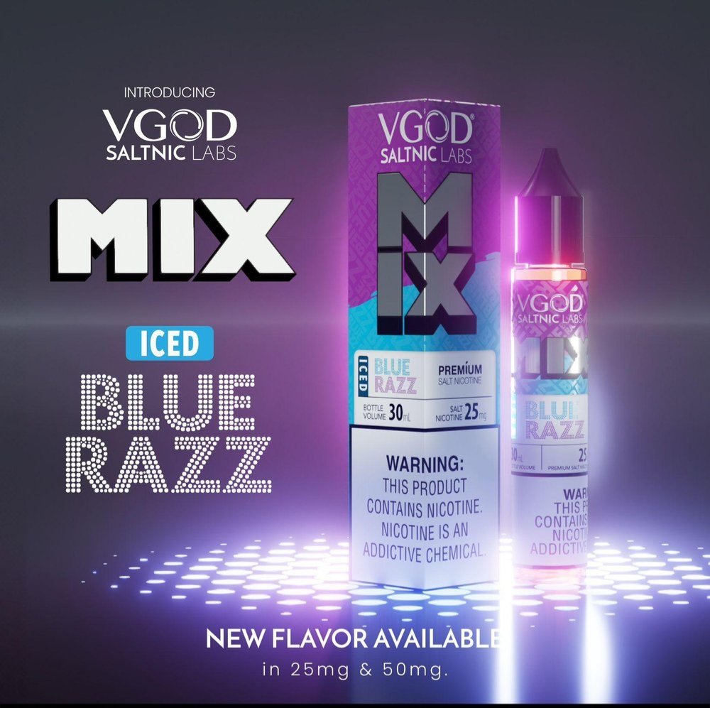 VGOD BLUE RAZZ ICE 50 MG