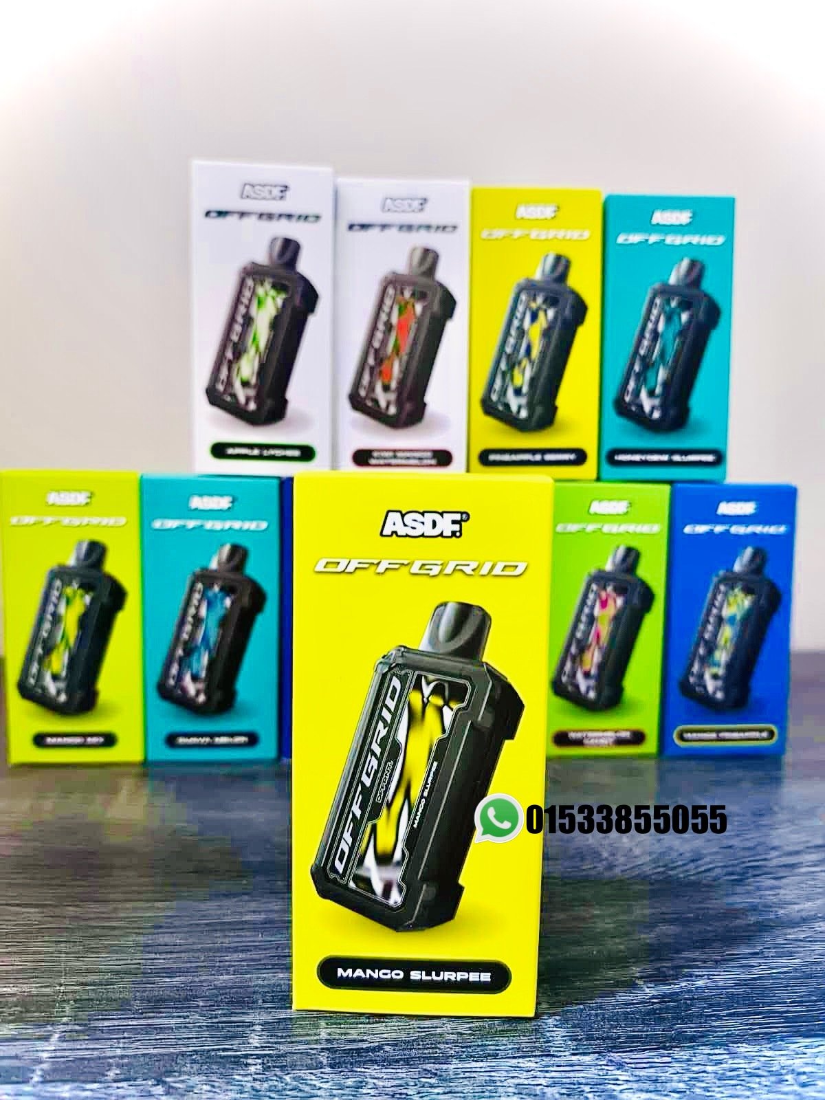 ASDF VAPETAPE OFFGRID /UNPLUG CARTIDGE  MANGO SLURPEE