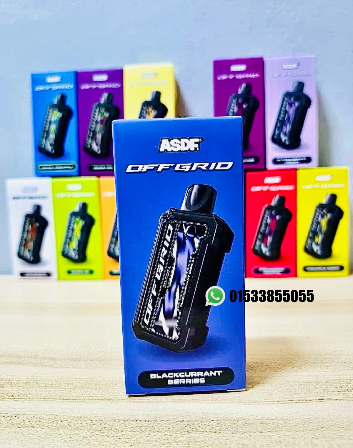 ASDF VAPETAPE OFFGRID /UNPLUG CARTIDGE BLACKCURRANT BERRIES